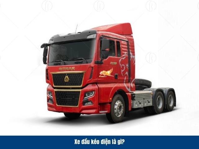 Xe đầu k&eacute;o điện hoạt động dựa tr&ecirc;n điện năng c&ugrave;a pin cung cấp cho motor