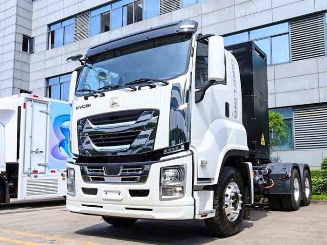 Xe đầu kéo điện Isuzu Qingling EVC61 có mức giá cạnh tranh so với các mẫu xe xăng khác Xe đầu kéo điện Isuzu Qingling EVC61 có mức giá cạnh tranh so với các mẫu xe xăng khác