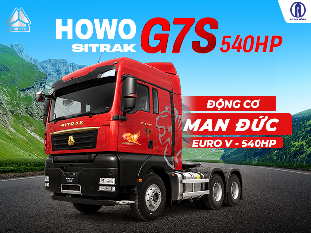 Xe đầu kéo Howo Sitrak G7S 540HP phù hợp vận chuyển hàng hoá nặng Xe đầu kéo Howo Sitrak G7S 540HP phù hợp vận chuyển hàng hoá nặng
