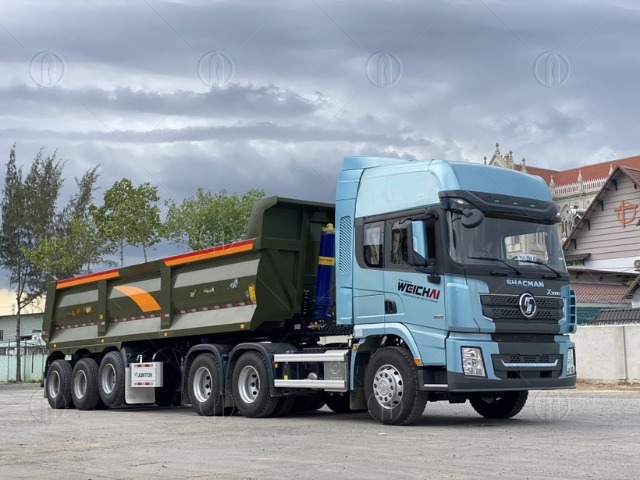 Shacman X3000 460HP được thiết kế với khung gầm hợp kim chịu lực cao