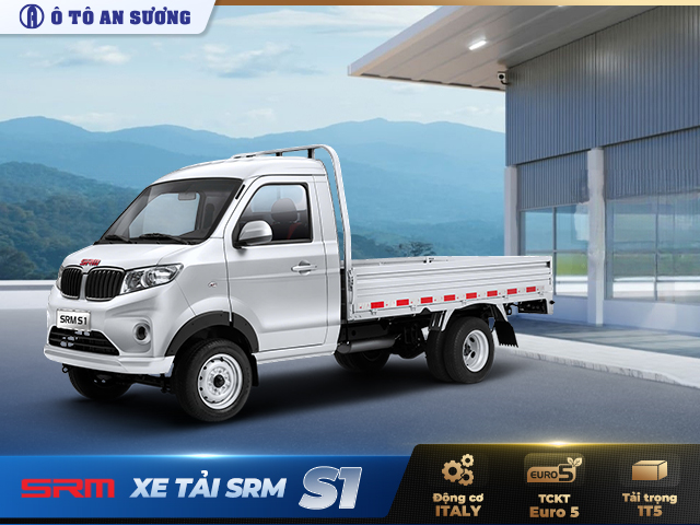 Xe tải 1.5 tấn SRM S1 thùng dài 3m lốp đôi
