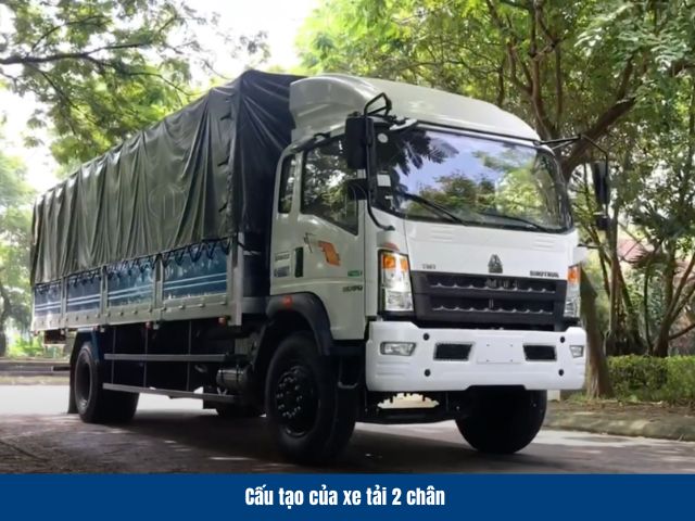 Cấu tạo của xe tải 2 ch&acirc;n gi&uacute;p vận chuyển h&agrave;ng ho&aacute; dễ d&agrave;ng