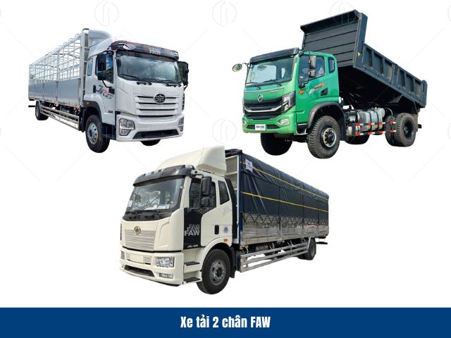 Xe tải 2 ch&acirc;n FAW sở hữu động cơ khỏe, khả năng chịu tải tốt