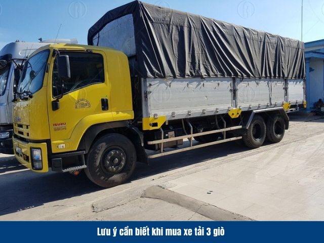 Lưu ý cần biết để chọn được xe tải 3 giò chất lượng Lưu ý cần biết để chọn được xe tải 3 giò chất lượng