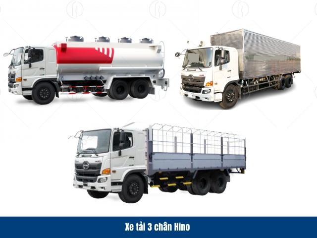 Xe tải 3 chân Hino sở hữu động cơ mạnh mẽ và khung gầm chắc chắn Xe tải 3 chân Hino sở hữu động cơ mạnh mẽ và khung gầm chắc chắn