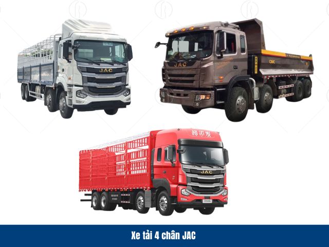 Xe tải thùng 4 chân JAC có thiết kế cabin thực dụng Xe tải thùng 4 chân JAC có thiết kế cabin thực dụng
