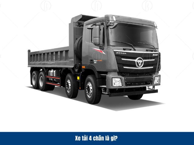 Xe tải thùng 4 chân có 2 trục trước dẫn hướng và 2 trục sau chịu tải Xe tải thùng 4 chân có 2 trục trước dẫn hướng và 2 trục sau chịu tải