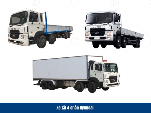 Xe tải thùng 4 chân Hyundai phù hợp với doanh nghiệp cần phương tiện chở hàng nặng Xe tải thùng 4 chân Hyundai phù hợp với doanh nghiệp cần phương tiện chở hàng nặng