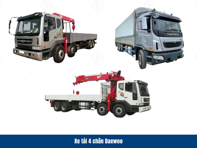 Xe tải thùng 4 chân Daewoo có nội thất tiện nghi và khả năng chịu tải tốt Xe tải thùng 4 chân Daewoo có nội thất tiện nghi và khả năng chịu tải tốt