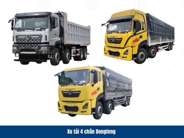 Xe tải thùng 4 chân Dongfeng sở hữu khả năng chuyên chở hàng hóa đa dạng Xe tải thùng 4 chân Dongfeng sở hữu khả năng chuyên chở hàng hóa đa dạng