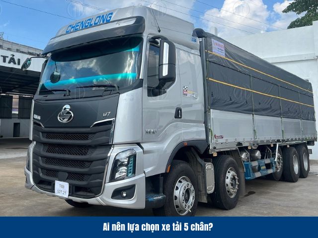 Xe tải 5 ch&acirc;n ph&ugrave; hợp với c&aacute;c doanh nghiệp cần chở h&agrave;ng nặng