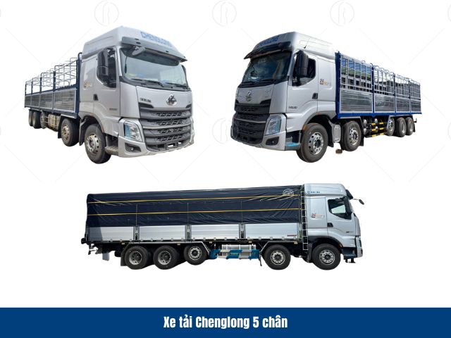 Xe tải 5 ch&acirc;n Chenglong sở hữu cabin rộng r&atilde;i, tho&aacute;ng m&aacute;t