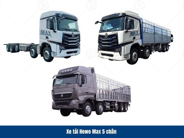 Xe tải 5 ch&acirc;n Sinotruk Howo sử dụng động cơ diesel 6 xi-lanh, 4 kỳ
