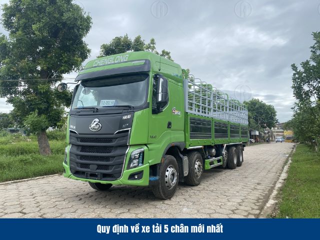 C&aacute;c quy định về tải trọng, chiều cao của xe tải 5 ch&acirc;n