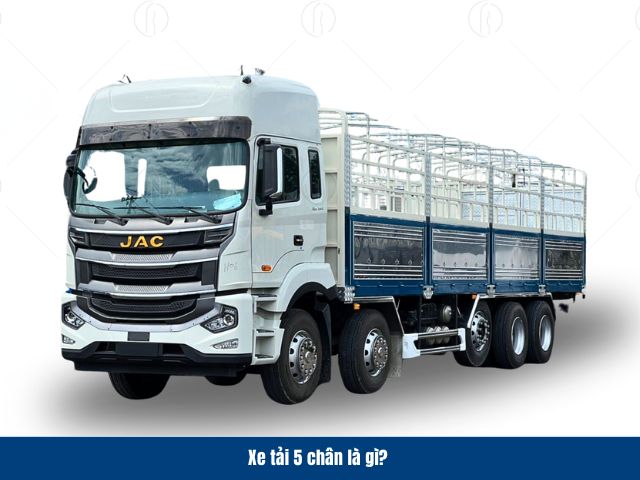 Xe tải 5 ch&acirc;n l&agrave; d&ograve;ng xe hạng nặng c&oacute; 5 b&aacute;nh xe mỗi b&ecirc;n