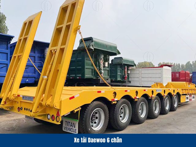 Xe tải Daewoo có ngoại hình hiện đại, cabin được thiết kế rộng Xe tải Daewoo có ngoại hình hiện đại, cabin được thiết kế rộng