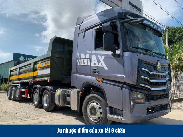 Ưu điểm và nhược điểm của xe tải 6 chân Ưu điểm và nhược điểm của xe tải 6 chân