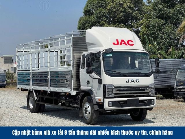 Gi&aacute; xe tải 8 tấn th&ugrave;ng si&ecirc;u d&agrave;i bao nhi&ecirc;u