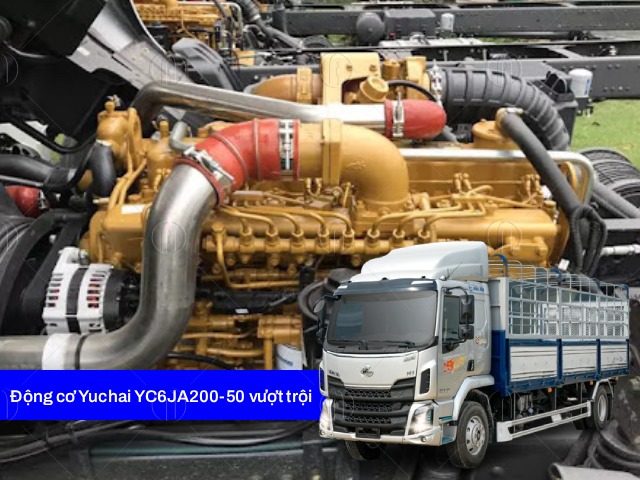 Chenglong m3 4x2 180hp trang bị động cơ Yuchai YC6JA200-50 Chenglong m3 4x2 180hp trang bị động cơ Yuchai YC6JA200-50