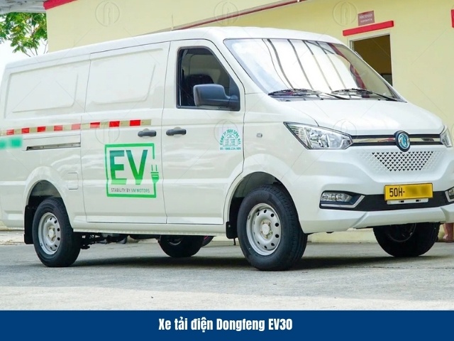 Xe tải điện Dongfeng EV30 sử dụng động cơ điện có công suất lên đến 70 kW Xe tải điện Dongfeng EV30 sử dụng động cơ điện có công suất lên đến 70 kW