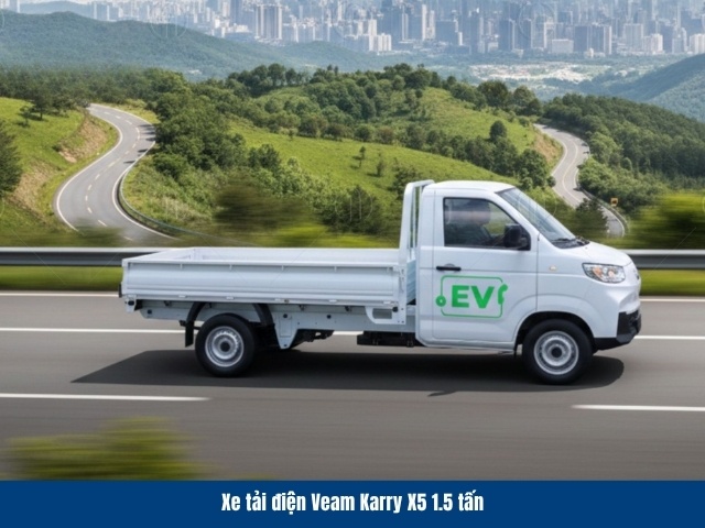 Xe tải điện Veam Karry X5 1.5 tấn sở hữu tải trọng lên đến 1.5 tấn Xe tải điện Veam Karry X5 1.5 tấn sở hữu tải trọng lên đến 1.5 tấn