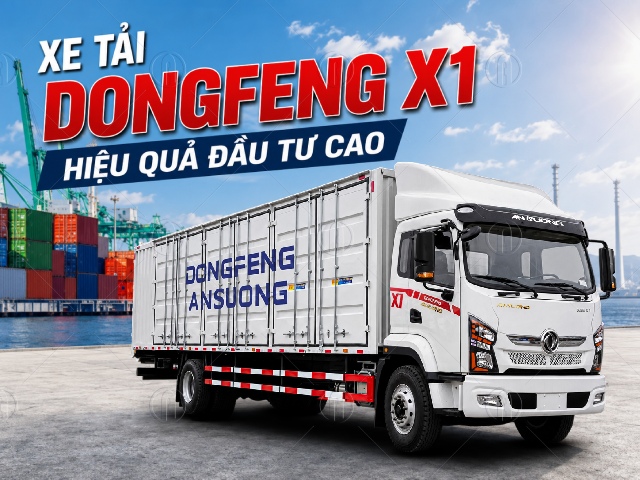 Dongfeng X1 đa dạng th&ugrave;ng h&agrave;ng với nhiều k&iacute;ch thước v&agrave; tải trọng kh&aacute;c nhau