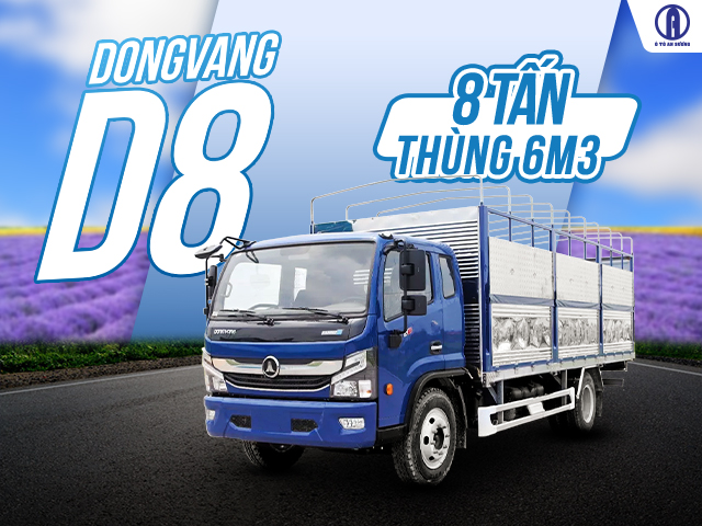 Thông tin, giá bán xe tải Đồng Vàng D8 8 tấn thùng 6m3