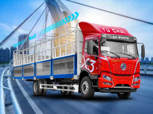 Giá xe tải Dongfeng X3 180HP 9T4 thùng mui bạt 8m2 Giá xe tải Dongfeng X3 180HP 9T4 thùng mui bạt 8m2