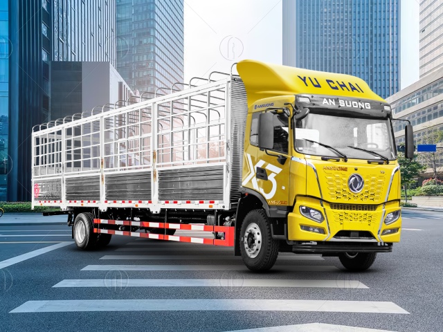 Dongfeng X3 180HP th&ugrave;ng mui bạt chở h&agrave;ng cồng kềnh khối lượng lớn