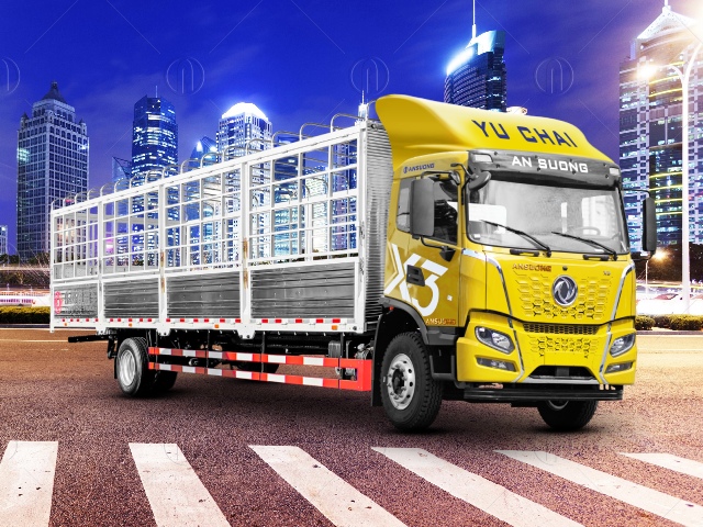 Gi&aacute; xe tải Dongfeng X3 180HP 9T4 th&ugrave;ng mui bạt 8m3