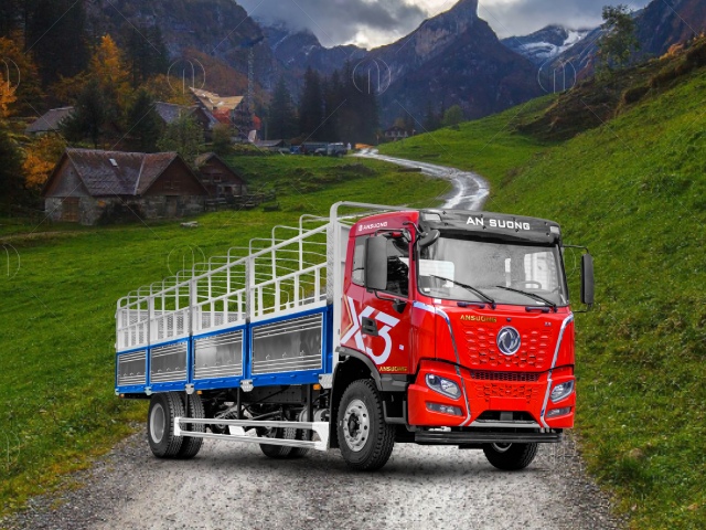 Xe tải Dongfeng X3 180HP thùng 10m được trang bị động cơ YuChai YCS04180-50