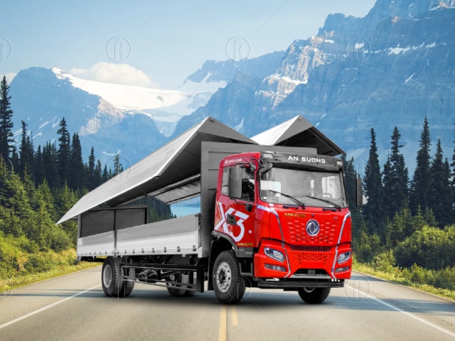 Xe tải Dongfeng X3 180HP thùng 8m2 nổi bật nhờ khả năng vận hành ổn định