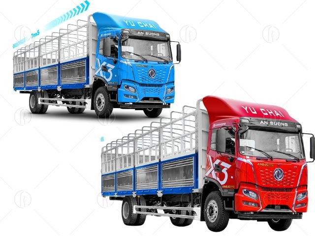 Xe tải Dongfeng X3 thùng mui bạt 7m5 180HP Xe tải Dongfeng X3 thùng mui bạt 7m5 180HP