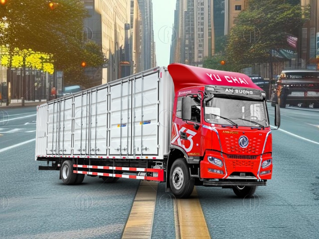 Xe tải Dongfeng X3 180HP th&ugrave;ng 8m2 sở hữu diện mạo bề thế v&agrave; chắc chắn