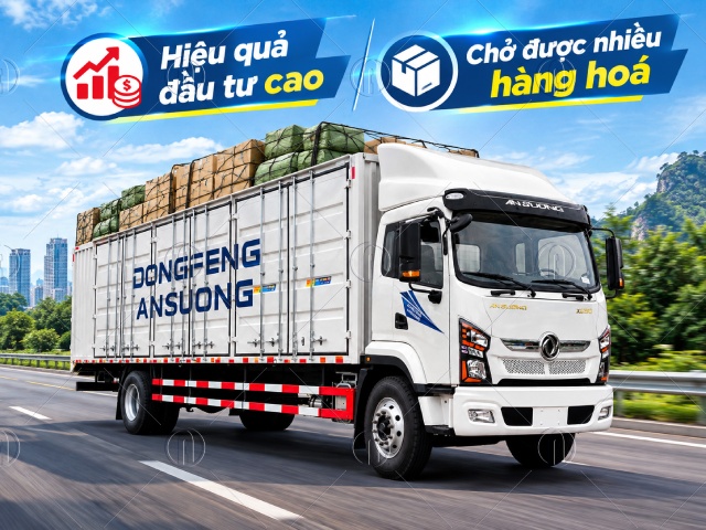 Thùng hàng dài 7m, chở được nhiều hàng hoá Thùng hàng dài 7m, chở được nhiều hàng hoá
