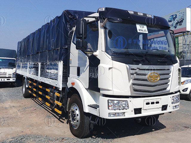 Xe tải Faw 7T25 th&ugrave;ng mui bạt d&agrave;i 9m7