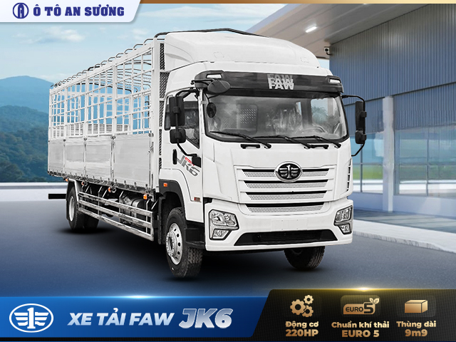 Xe tải Faw JK6 7.5 tấn thùng dài 9M9 Euro 5 Xe tải Faw JK6 7.5 tấn thùng dài 9M9 Euro 5