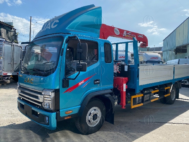 Giá xe tải cẩu 6 tấn 3 Jac N750 Plus E5 gắn cẩu Unic 343K giá cạnh tranh Giá xe tải cẩu 6 tấn 3 Jac N750 Plus E5 gắn cẩu Unic 343K giá cạnh tranh
