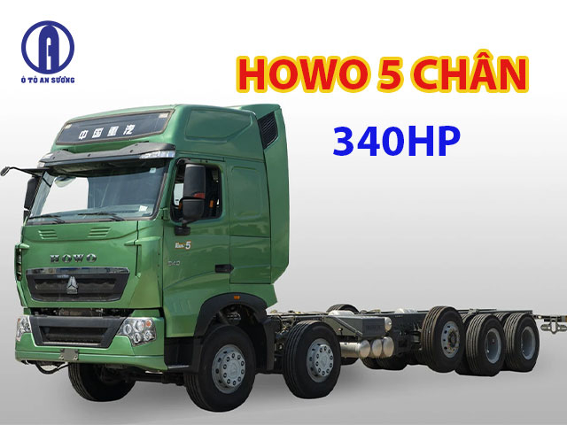 Xe tải 5 chân 340HP