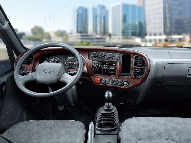 Nội thất xe tải hyundai 3t5 HD35 đầy tiện nghi