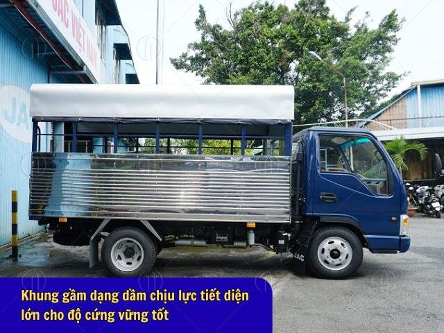 Jac h360 e5 sở hữu khung gầm chịu lực tốt