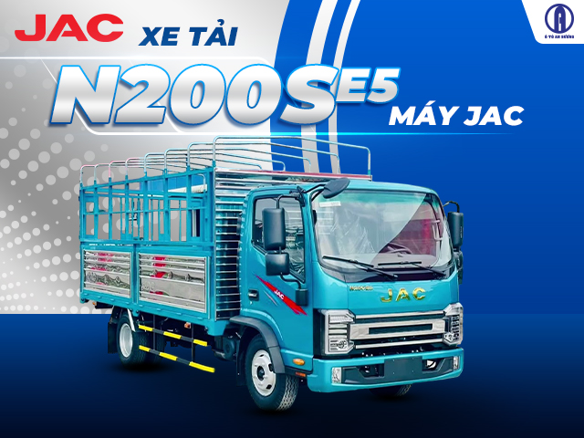 Hình: Xe tải JAC N200S E5 máy JAC phiên bản 2024