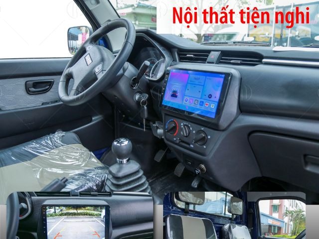 Kh&ocirc;ng gian b&ecirc;n trong cabin xe tải SRM T10 trang bị đầy đủ tiện nghi cho người l&aacute;i