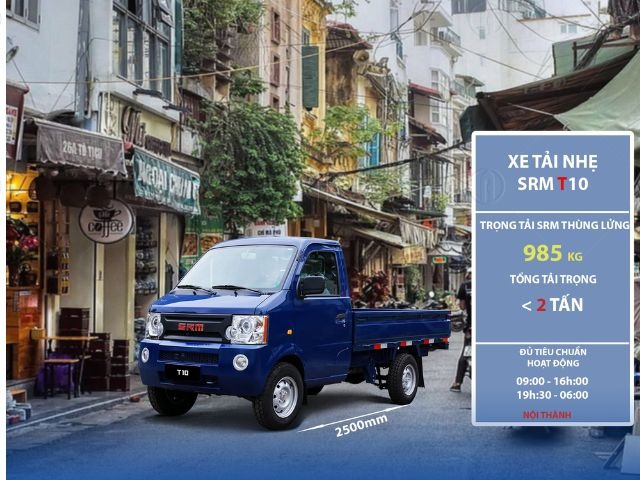 Phi&ecirc;n bản SRM T10 th&ugrave;ng lửng với tải trọng 985kg