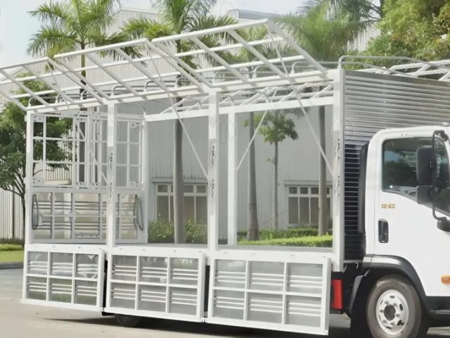 Phần thùng rộng giúp xe chở được nhiều loại hàng hoá khác nhau Phần thùng rộng giúp xe chở được nhiều loại hàng hoá khác nhau