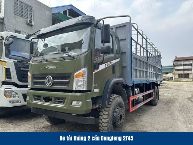 Xe ben Dongfeng 2t45 2 cầu trang bị hệ thống phanh hơi 2 tầng mạch k&eacute;p