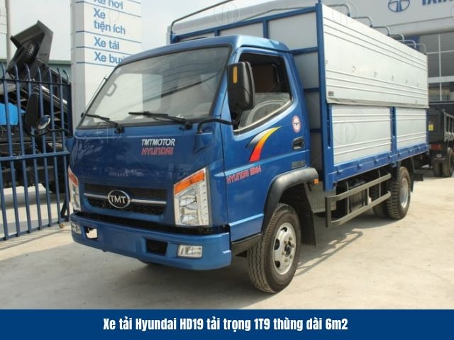 Xe tải Hyundai HD19 tải trọng 1T9 c&oacute; hệ thống khung gầm chắc chắn