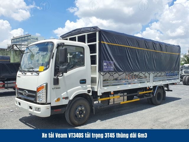 Xe tải Veam VT340S sở hữu c&ocirc;ng suất lớn