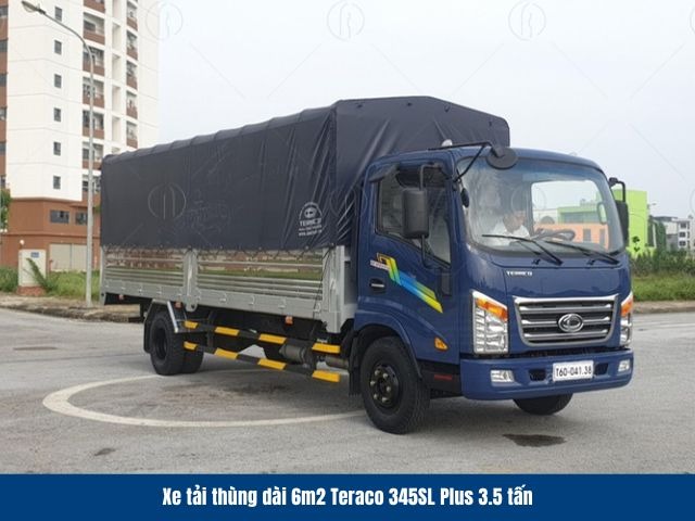 Xe tải Tera 345SL Plus k&iacute;ch thước th&ugrave;ng h&agrave;ng 6m2