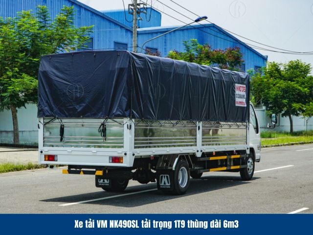 Xe tải Vĩnh Ph&aacute;t NK490SL được trang bị động cơ Isuzu Nhật Bản mạnh mẽ